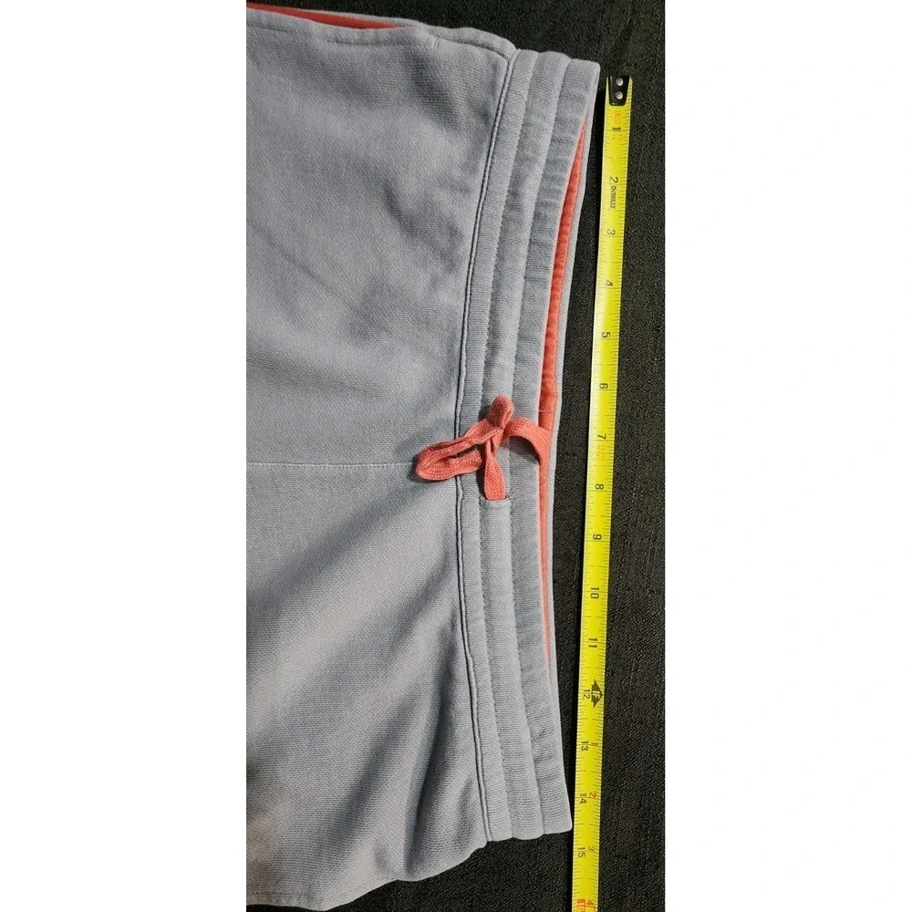 Boys Southern Tide‎ Sun Farer Terry Jogger L Lounge Comfy Gray Pink Beach EUC